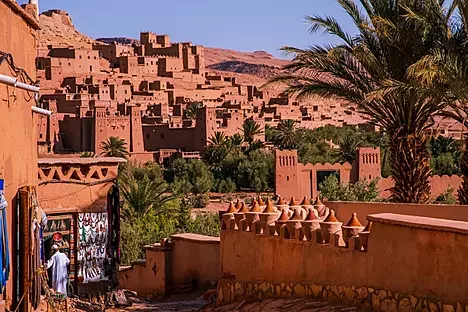 Unesco kasbah ait ben ahddou in ouarzazate morocco