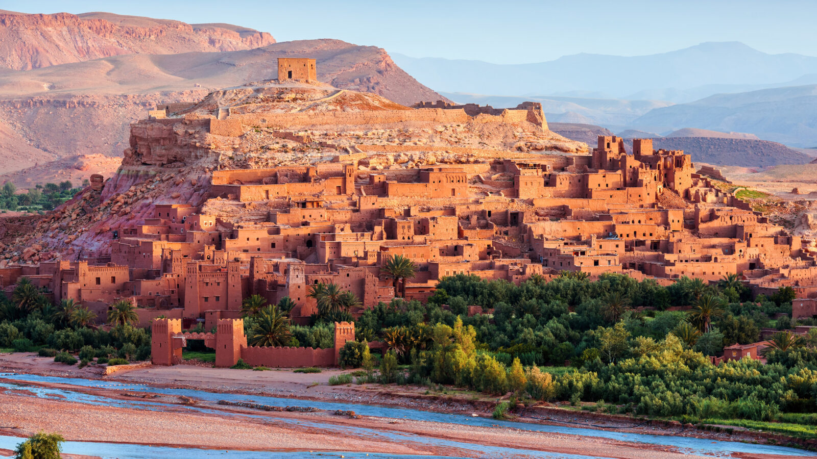 Aït Ben Haddou UNESCO mud-brick fortress on the Atlas road